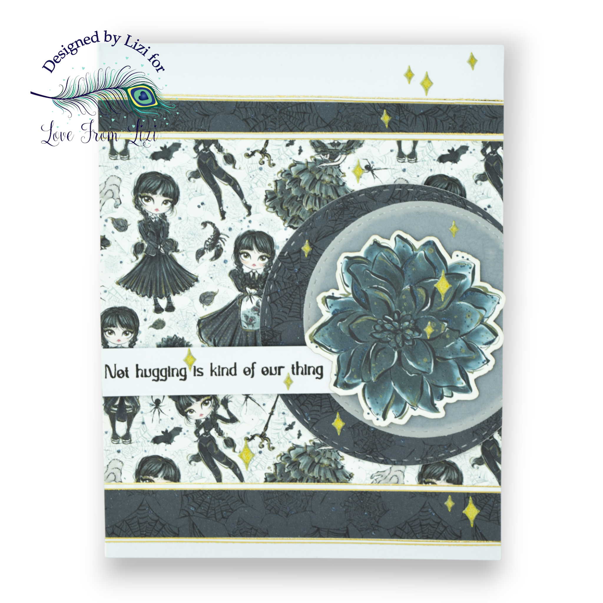 Full Of Woe (Wednesday Addams) - 6x6 Patterned Paper Pack